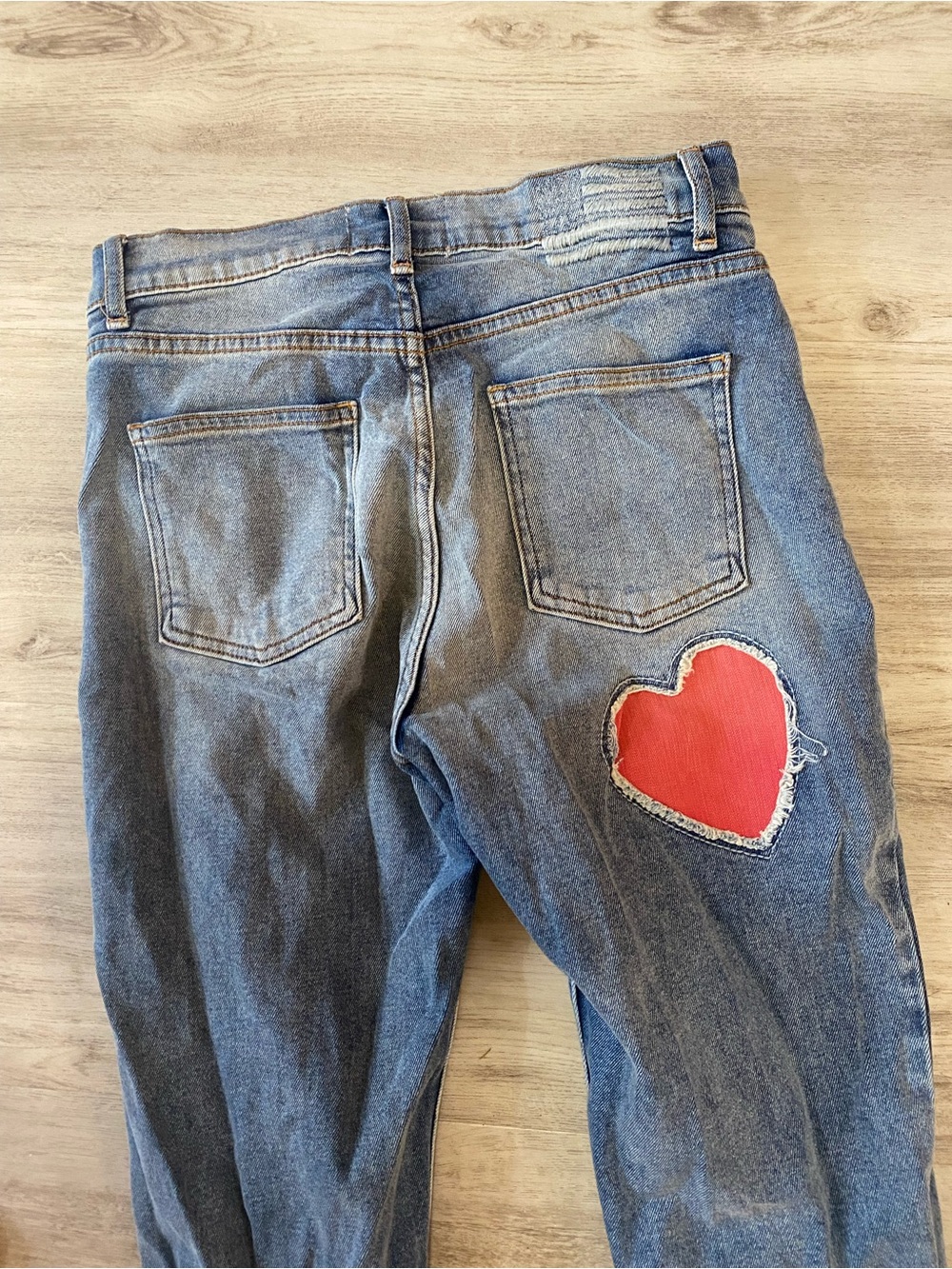 REVICE Denim Heart patch jeans- NWOT ❤️ - Picture 7 of 15